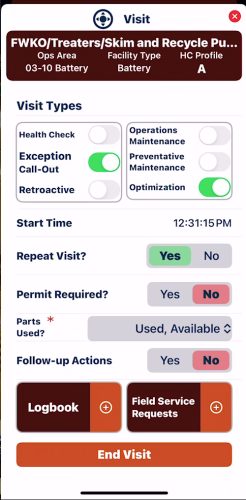 1C - GEN 2 - Visit Detail Screen
